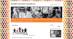 Desktop Screenshot of dwarfismawarenessaustralia.com